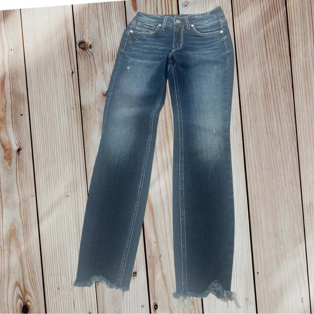 Women’s Silver Siki Skinny Blue Jeans. Size 26/29